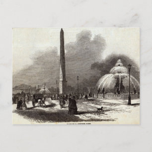 Place de la Concorde, Paris Postcard