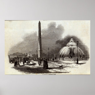 Place de la Concorde, Paris Poster
