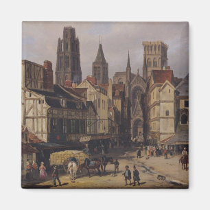 Place de la Haute-Vieille-Tour, Rouen, 1824 Magnet