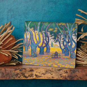 Place des Lices, St. Tropez   Paul Signac   Plaque