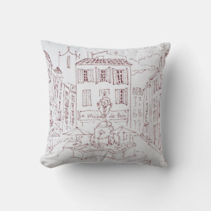 Place des Tanneurs Aix en Provence, France Cushion
