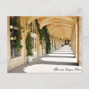Place des Vosges in Paris, France Postcard