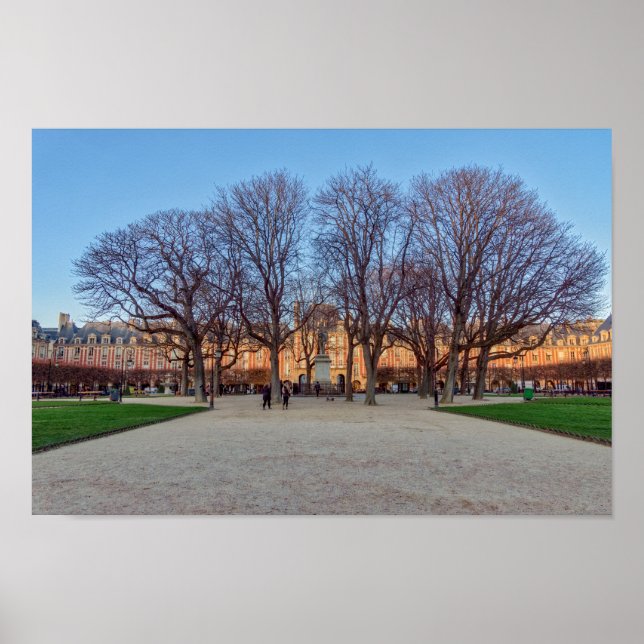 Place des Vosges in Paris - France Poster (Front)
