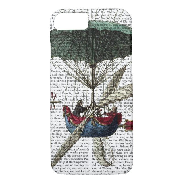 Place Du Louvre Hot Air Balloon Case-Mate iPhone Case (Back)