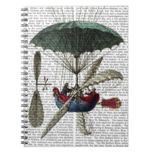 Place Du Louvre Hot Air Balloon Notebook