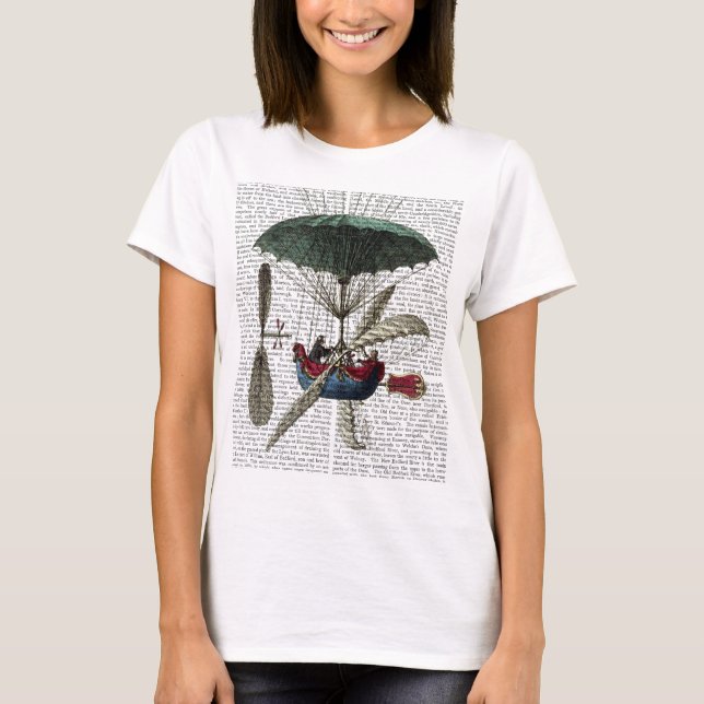 Place Du Louvre Hot Air Balloon T-Shirt (Front)