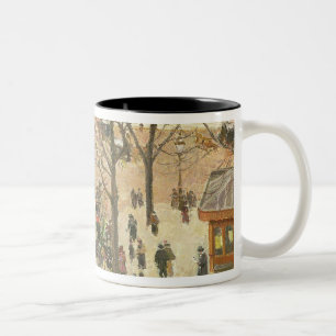Place du Theatre Francais, 1898 Two-Tone Coffee Mug