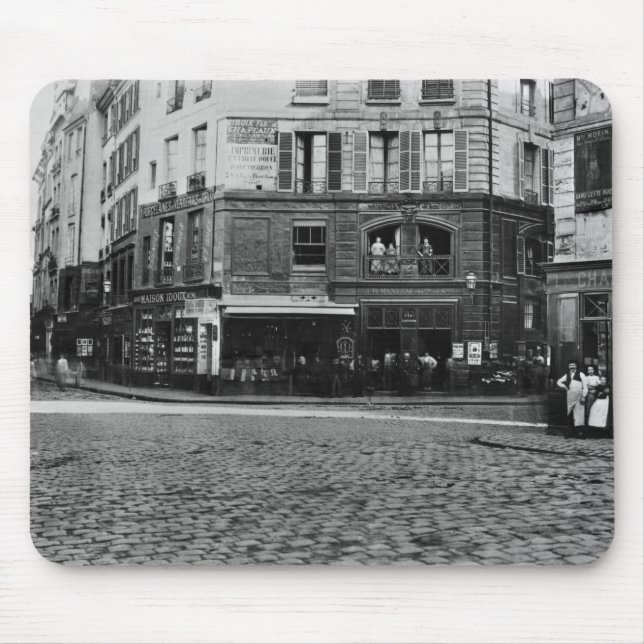 Place Gozlin, Paris c.1865 Mouse Pad (Front)