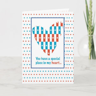 Place in Heart, Thanks, Patriotic Thank You Card