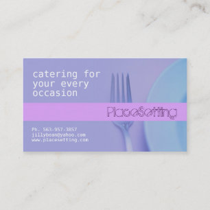 Place Setting Business Cards