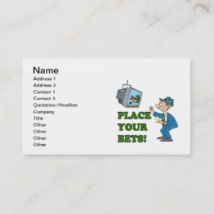 Place Your Bets Business Card