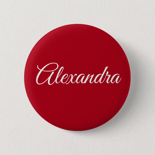 place your name 6 cm round badge (Front)