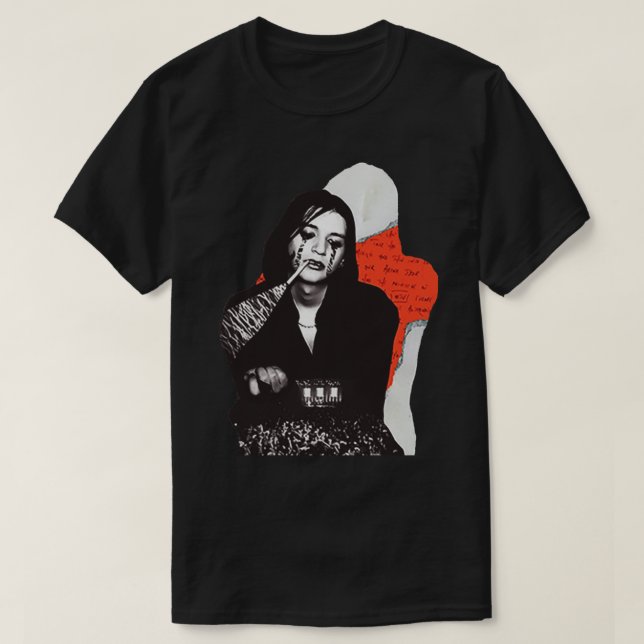 Placebo  rock band,  Malko black and white design  T-Shirt (Design Front)