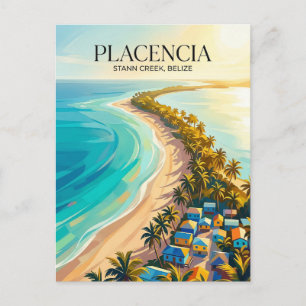 Placencia Peninsula Belize Postcard