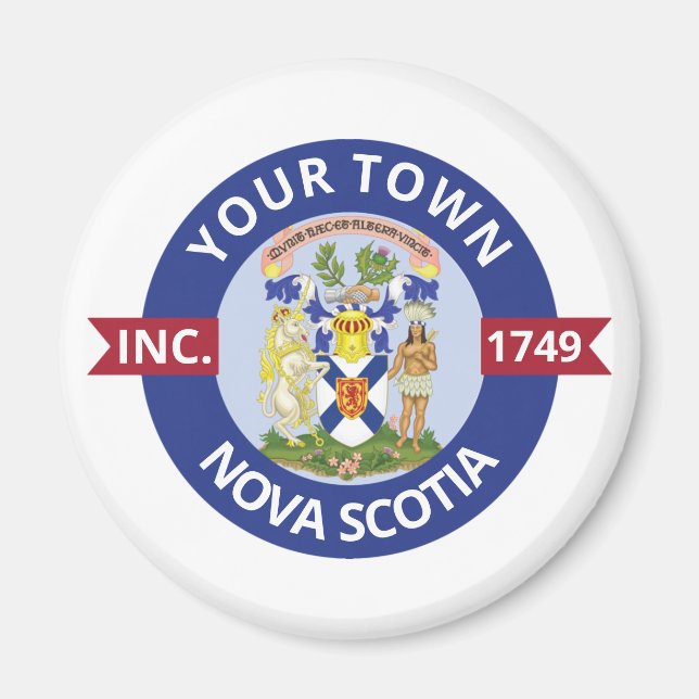 Places in Nova Scotia - Personalized Magnet (Front)