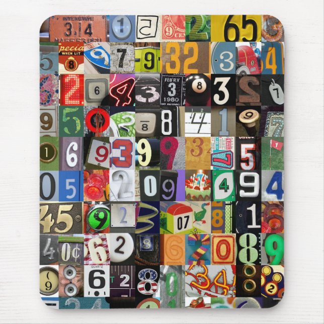 Places of Pi Mouse Pad (Front)