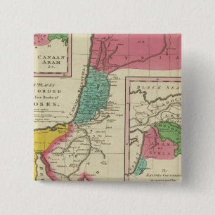 Places Recorded in the Five Books of Moses 15 Cm Square Badge