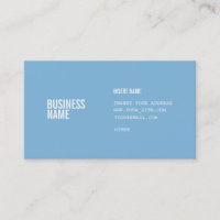 Placid Blue Format With Columns Condensed Fonts