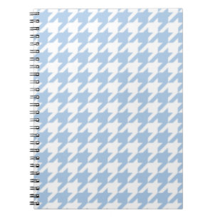 Placid Blue Houndstooth Notebook