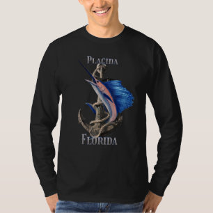 Placida Florida Swordfish Marlin Ocean Fishing T-Shirt