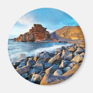 Plage de El Golfo Plages de Lanzarote Espagne Magnet