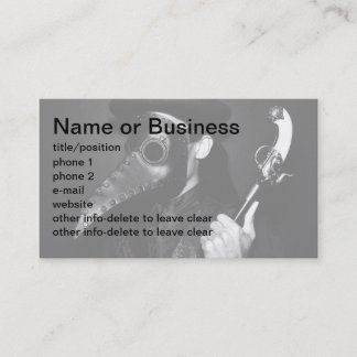 Plague Doctor Business Card