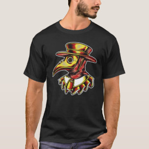 Plague Doctor Illustration Design T-Shirt