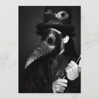 Plague Doctor Invitation