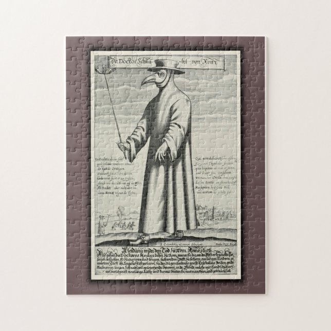 Plague Doctor Jigsaw Puzzle (Vertical)