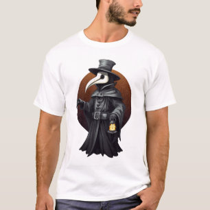 Plague Doctor Lantern T-Shirt – Dark Gothic