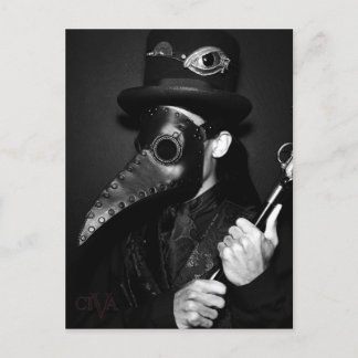 Plague Doctor Postcard