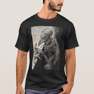 plague Doctor with little Bird Scary Grunge Goth G T-Shirt