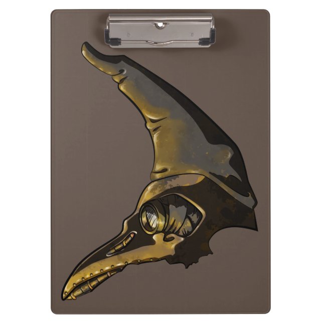 Plague Mask Clipboard (Front)