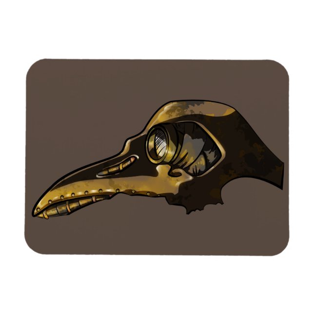 Plague Mask Magnet (Horizontal)