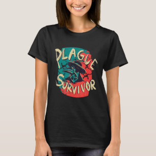 Plague Survivor   Plague Doctor Mediaeval Creepy T-Shirt