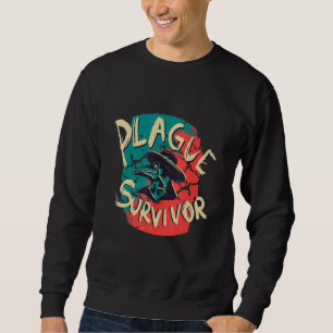 Plague Survivor Plague Doctor Medieval Creepy Sweatshirt