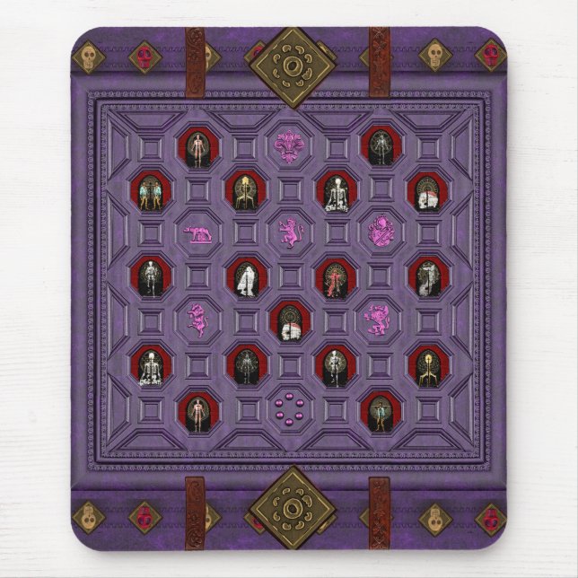 Plagued Grimoires of Necromancy & Curses IV Mouse Pad (Front)