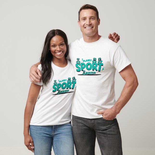 Plaiby Sport Cartoon Tee (Unisex)