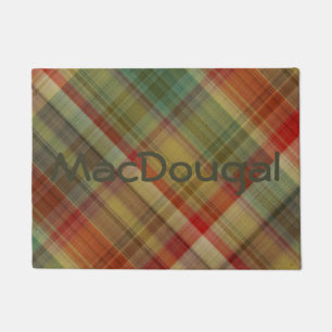 Plaid #1 Door Mat