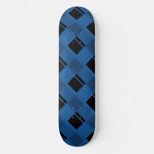 Plaid 3 Dazzling Blue Skateboard (Front)