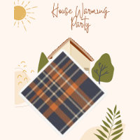 Plaid Abstract Modern Tartan Paper Napkin