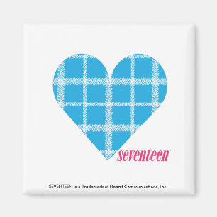 Plaid Aqua 2 Magnet