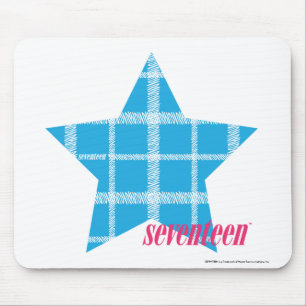 Plaid Aqua 3 Mouse Pad