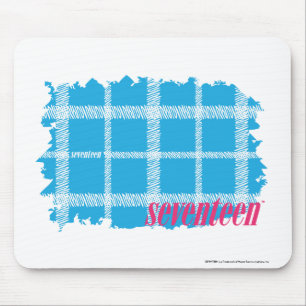 Plaid Aqua 4 Mouse Pad