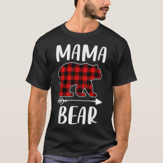 Plaid Bear Matching Family Outfits, Funny Mama Bea T-Shirt