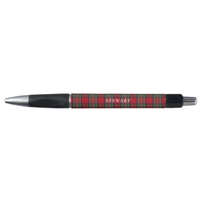 Plaid Black Red Stewart Tartan Custom (Front)