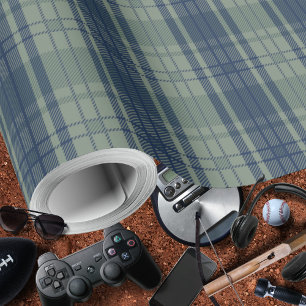 Plaid-Blue Green-Masculine Wrapping Paper