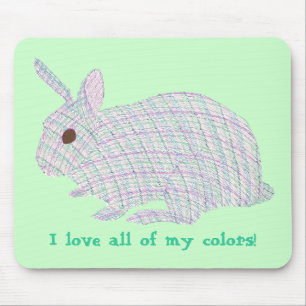 Plaid Bunny,  I love all of my colours, mousepads