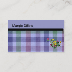 Plaid Business Cards