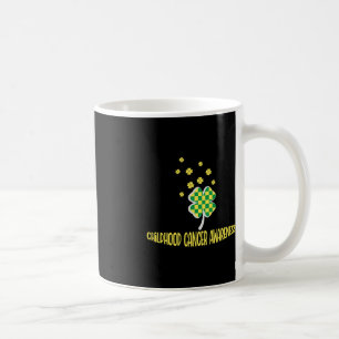 Plaid Childhood Cancer Awareness for Women St Patr Coffee Mug